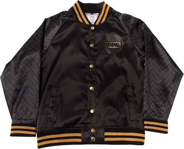 Loungefly Marvel 85th Anniversary Satin Bomber Jacket Large
