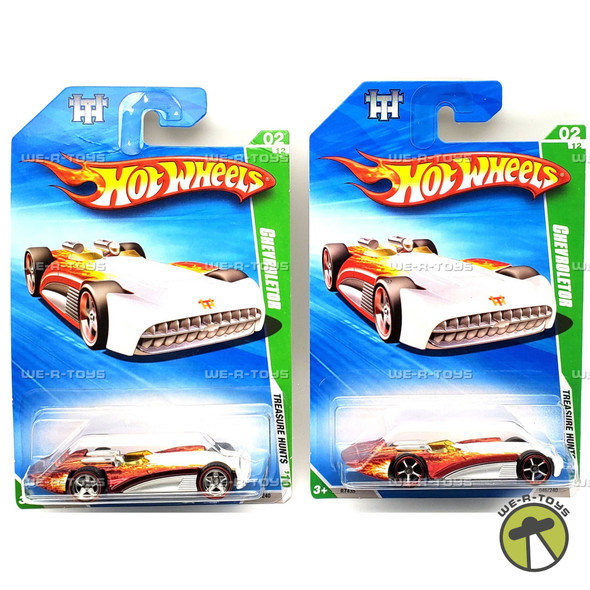 Hot Wheels Chevroletor Lot of 2 Super & Regular Treasure Hunts 2009 Mattel