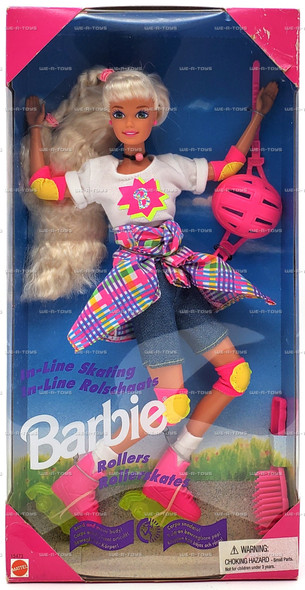 Barbie In-Line Skating Bend & Move Doll 1995 Mattel 15473