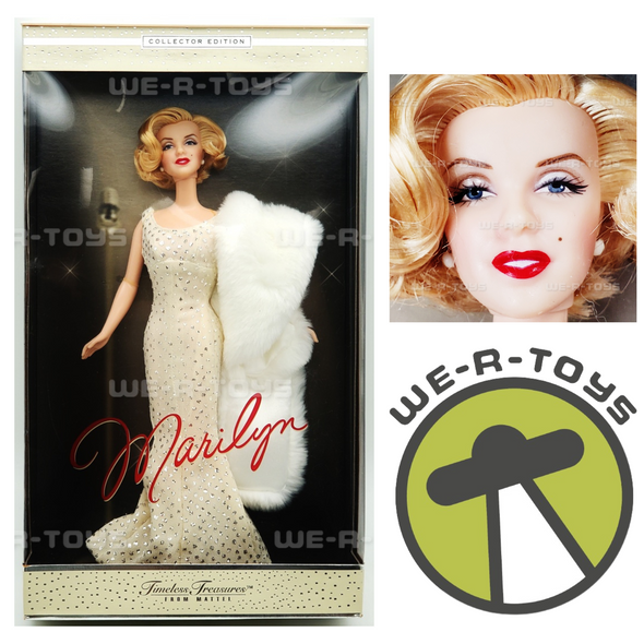 Marilyn Monroe Timeless Treasures Doll Collector Edition 2001 Mattel 53873