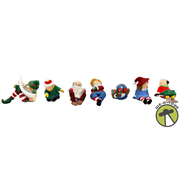 Department 56 Have a Seat Elves Set of 6 Figures North Pole Series 56437