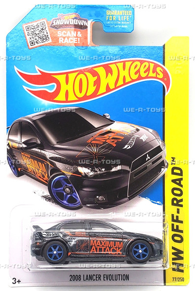 Hot Wheels 2008 Lancer Evolution HW Off-Road Super Treasure 2013 Mattel #CFJ35