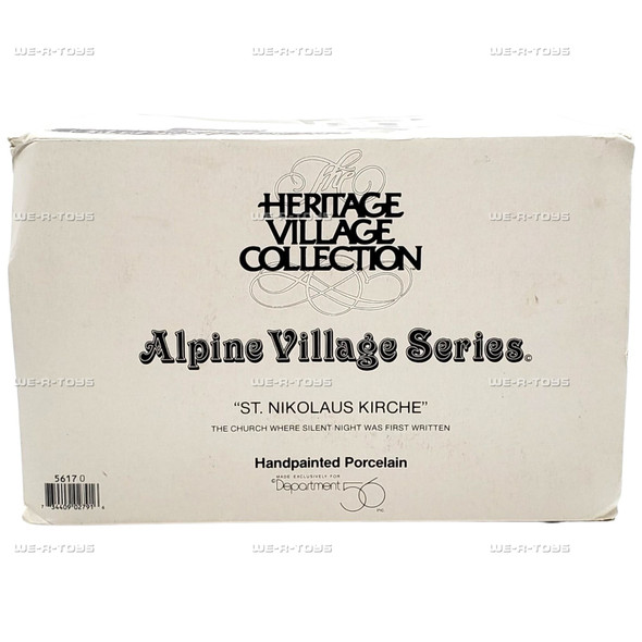 Department 56 Alpine Village Series St. Nikolas Kirche 56170