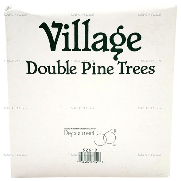 Department 56 Double Pine Trees Village Accessories 52619