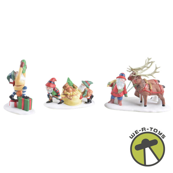Department 56 Heritage Village Santa's Little Helpers Set of 3 Accessories 56103