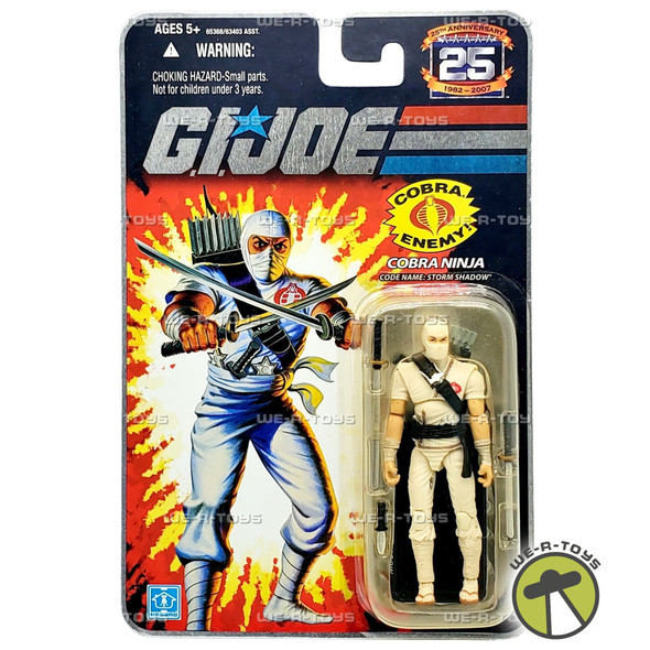 G.I. Joe 25th Anniversary Classic Storm Shadow Figure 2007 Hasbro 65368