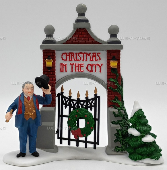 Department 56 A Key to the City Christmas in the City Sign 58893