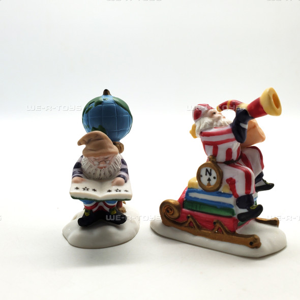 Department 56 Charting Santa's Course 2 Heritage Village Accessories 56364