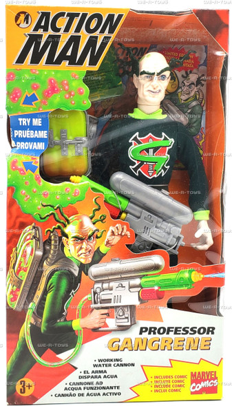 Action Man Professor Gangrene with Working Water Cannon 1996 Hasbro 27880