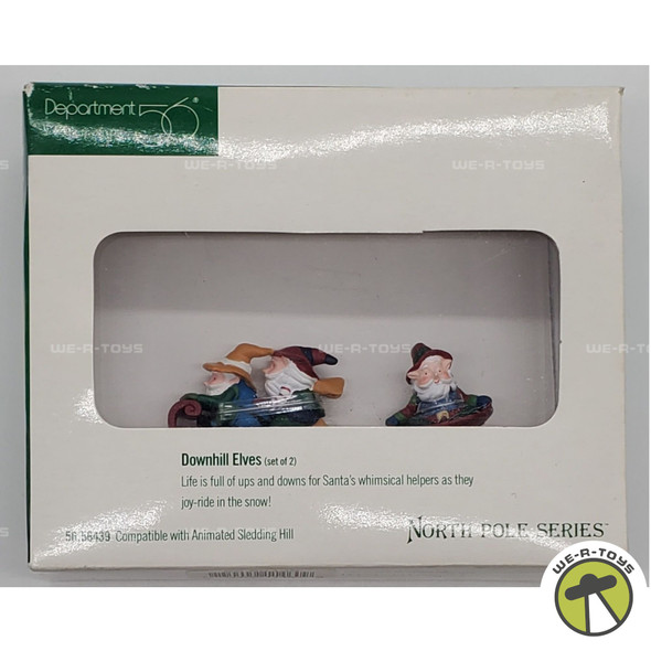 Department 56 North Pole Series Downhill Elves Set of 2 Figures 56439