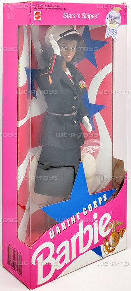Barbie Marine Corps Doll African American 1991 Mattel 7594