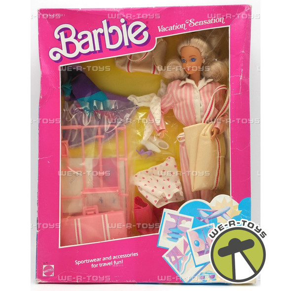 Vacation Sensation Barbie Doll with Sportswear and Accessories 1988 Mattel #1675