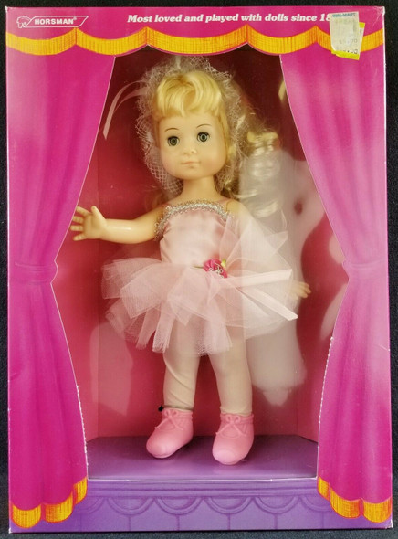 Horsman Nadia Doll No. 7029-2 Blonde Ballerina 12" Doll 1987 NEW