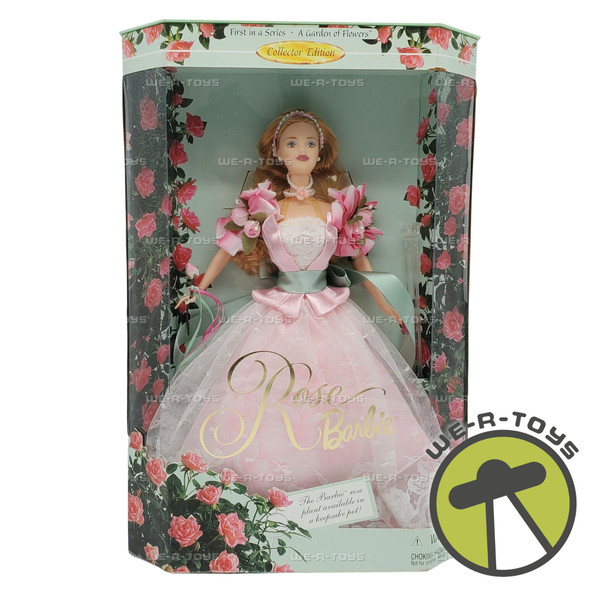 Rose Barbie Doll A Garden of Flowers Collection 1998 Mattel #22337
