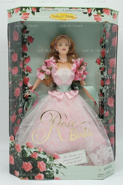 Rose Barbie Doll A Garden of Flowers Collection 1998 Mattel #22337