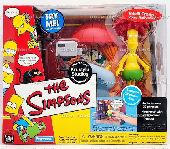 The Simpsons Krustylu Studios Interactive Environment 2000 Playmates #99125