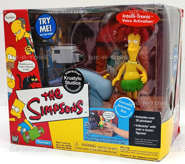 The Simpsons Krustylu Studios Interactive Environment 2000 Playmates 99125