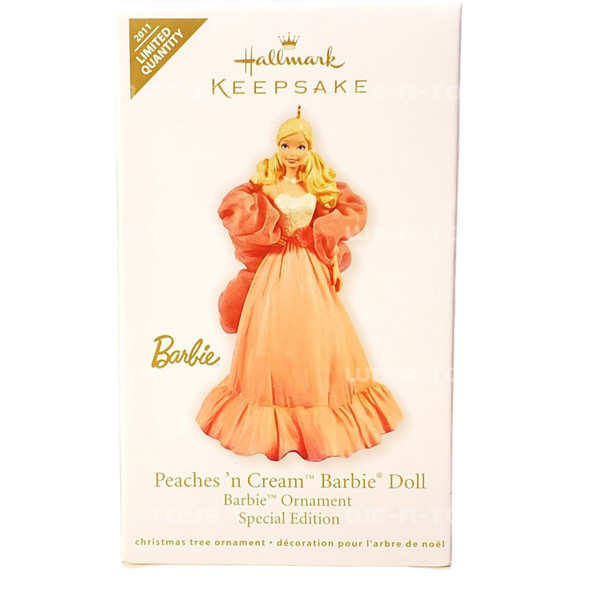 Peaches 'n Cream Barbie Doll Special Edition Ornament Hallmark Keepsake 2011