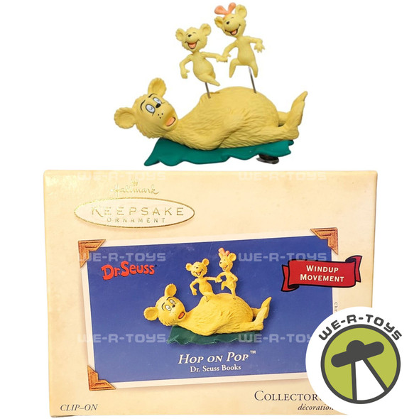 Dr. Seuss Books Hop on Pop Ornament 2003 Hallmark Keepsake