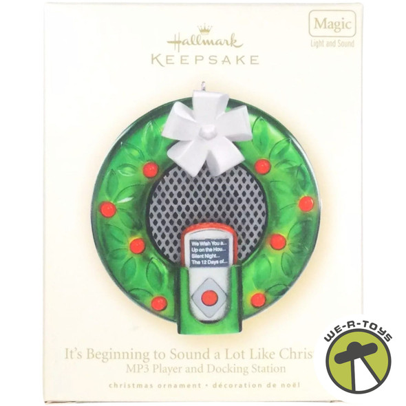 It's Beginning to Sound a Lot Like Christmas Ornament MP3 Player Hallmark 2007