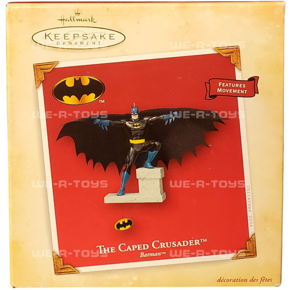 The Caped Crusader Batman Ornament 2004 Hallmark Keepsake