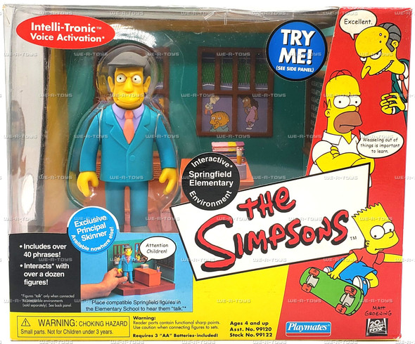 The Simpsons Interactive Springfield Elementary with Principal Skinner Figure