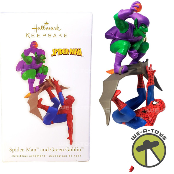 Spider-Man and Green Goblin Ornament 2010 Hallmark Keepsake