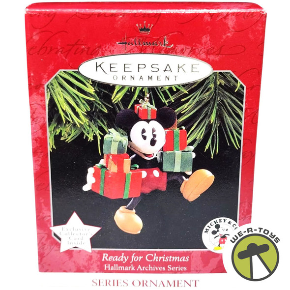 Mickey & Co Ready for Christmas Ornament 1998 Hallmark Keepsake