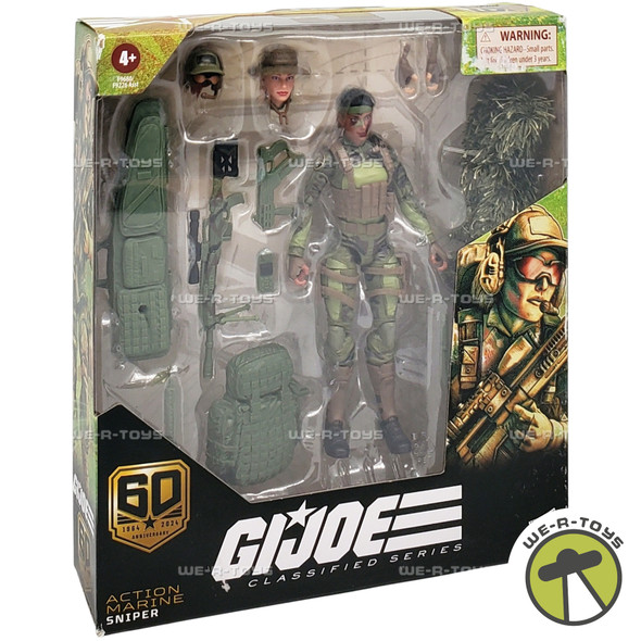 G.I. Joe Action Marine Sniper Classified Series 60th anniversary Action Figure