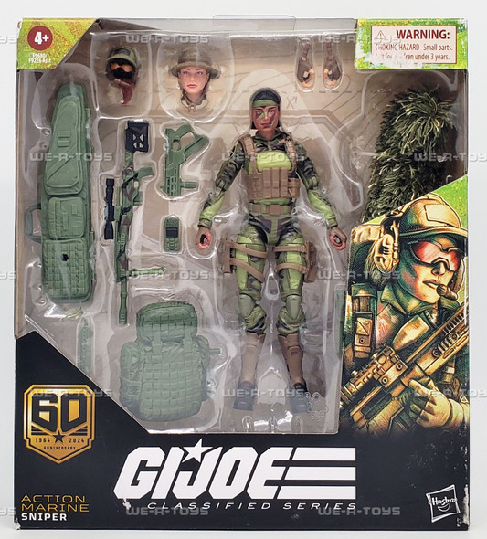 G.I. Joe Action Marine Sniper Classified Series 60th anniversary Action Figure