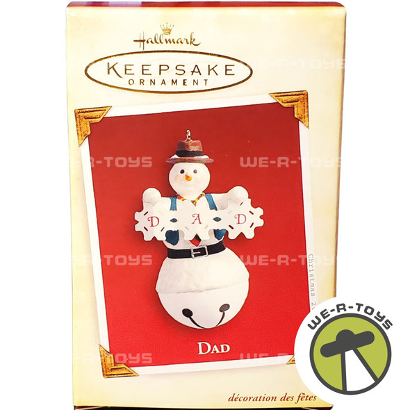 Hallmark Keepsake Dad Snowman Ornament 2005