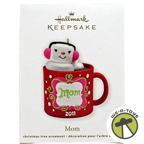 Mom Snowman Mug 2011 Ornament Hallmark Keepsake QXG4009