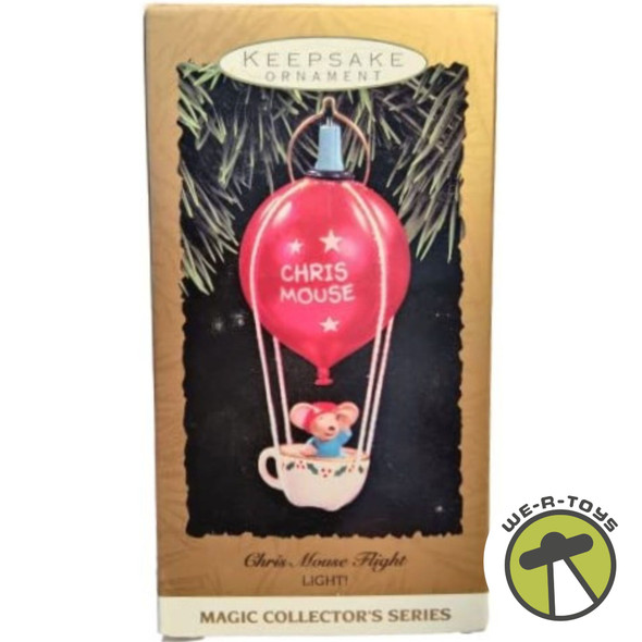 Chris Mouse Flight Light Ornament 1993 Hallmark Keepsake QLX7152