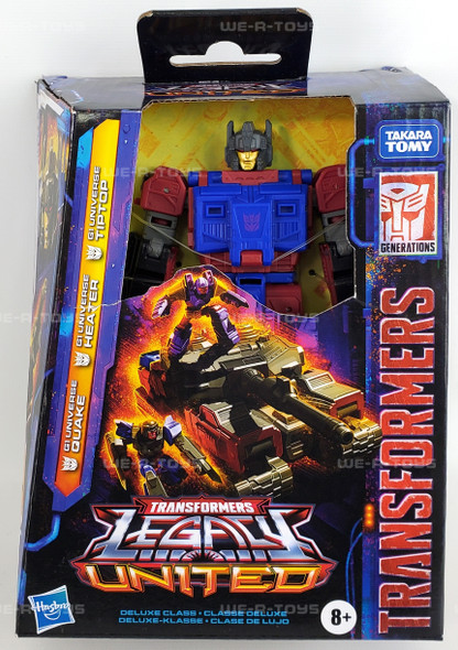 Transformers Legacy United Deluxe Class G1 Universe Quake Figure 2024 Hasbro