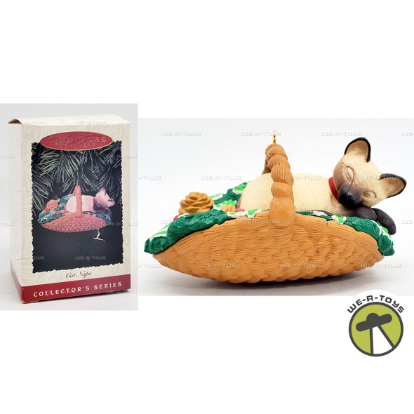 Hallmark Keepsake Ornament Cat Naps 3rd in Series 1996