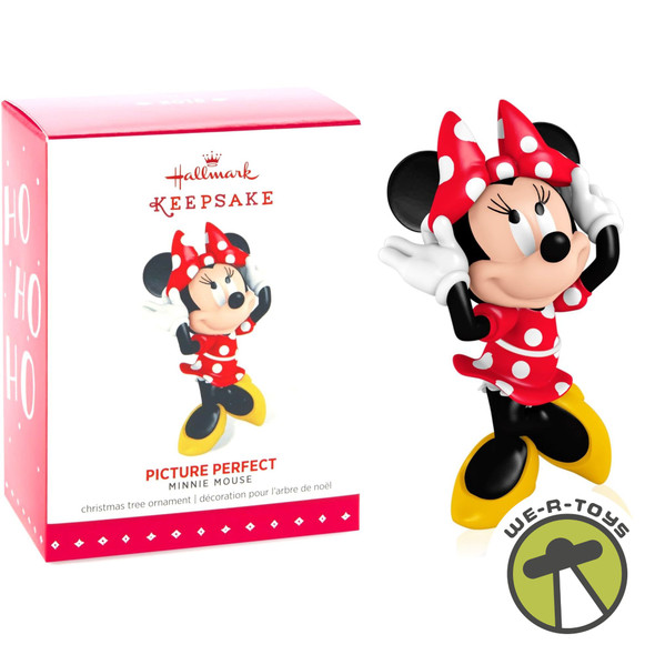 Disney Minnie Mouse Picture Perfect Ornament 2015 Hallmark Keepsake