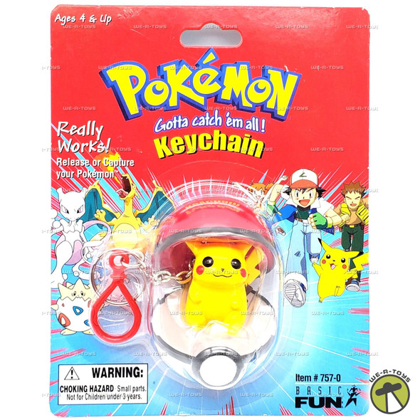 Pokemon Gotta Catch Em All Keychain 2000 Basic Fun #7570