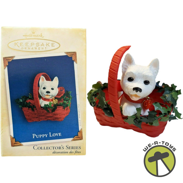 Hallmark Keepsake Puppy Love Westie Ornament 15th in Series 2005