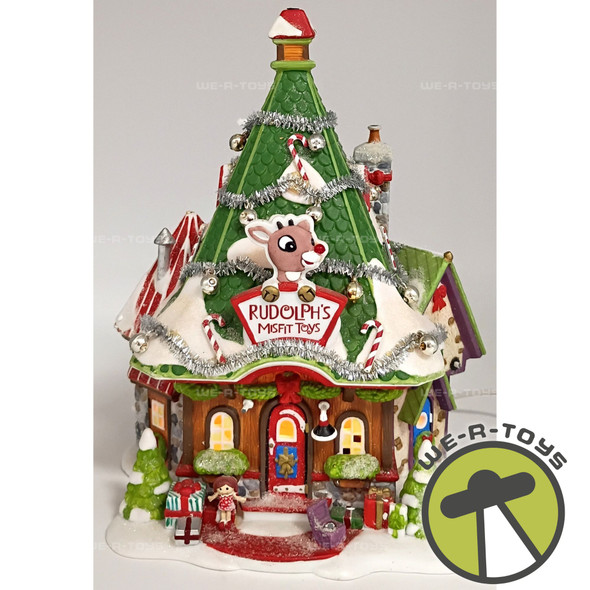 Department 56 Rudolph's Misfit Headquarters North Pole Series Lighted Building