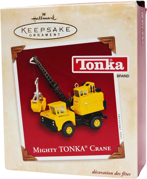 Hallmark Keepsake Mighty Tonka Crane Ornament 2003