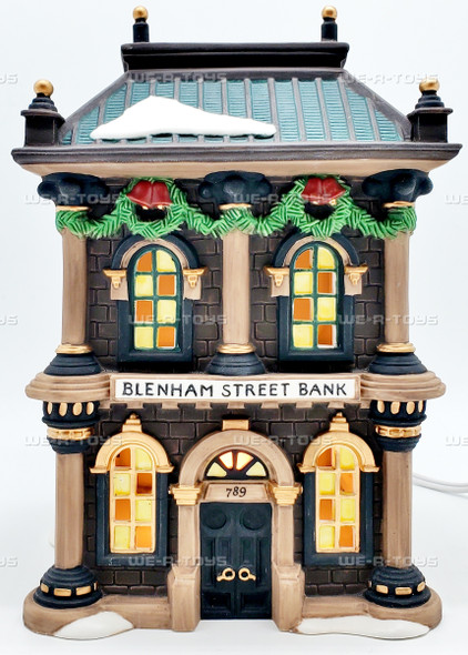 Department 56 Dickens' Village Series Blenham Street Bank 58330