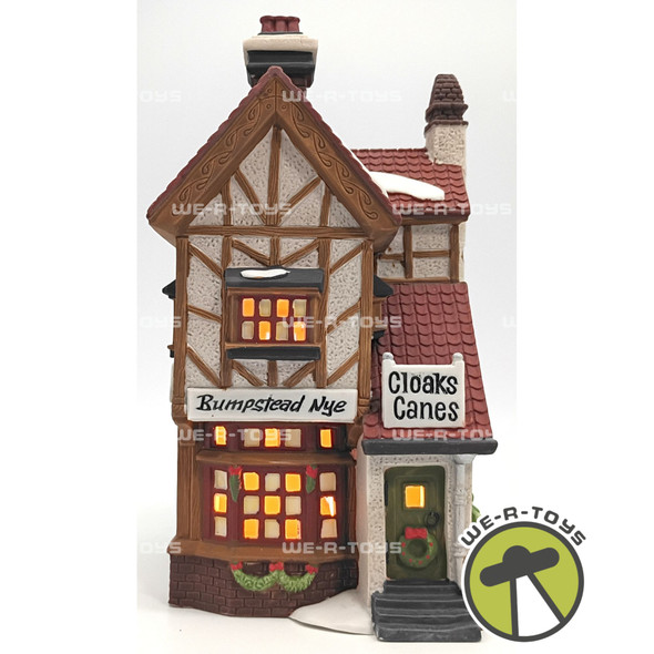 Department 56 Bumpstead Nye Cloaks & Canes Lighted Dickens Village Series 5808-4