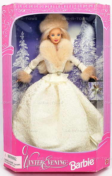 Winter Evening Barbie Special Edition Doll Brunette 1998 Mattel 19220