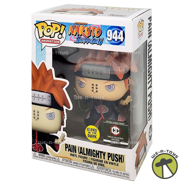 Funko Pop Animation Naruto Pain Almighty Push Exclusive GITD Vinyl Figure #944