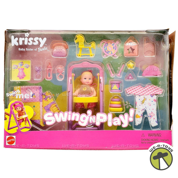 Barbie Swing 'n Play Krissy Doll Set 2001 Mattel 54217