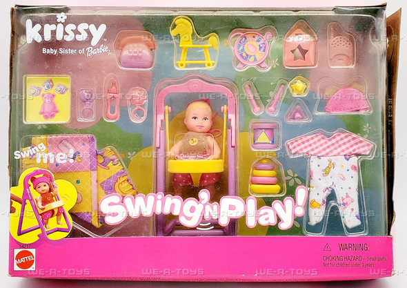 Barbie Swing 'n Play Krissy Doll Set 2001 Mattel 54217