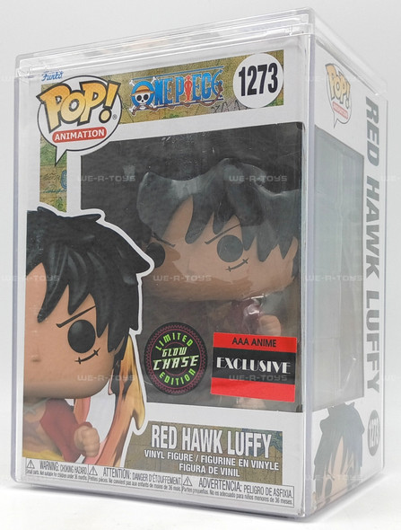 Funko Pop! Animation Red Hawk Luffy One Piece Glow Chase Ed Vinyl Figure #1273