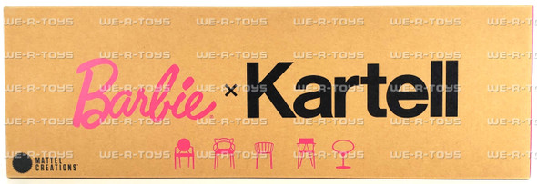 Barbie x Kartell Seating Collection 5-Piece Doll-Sized Chair Set Mattel #HWY48