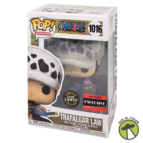 Funko Pop! Animation Trafalgar Law One Piece Figure Glow Chase Exclusive #1016