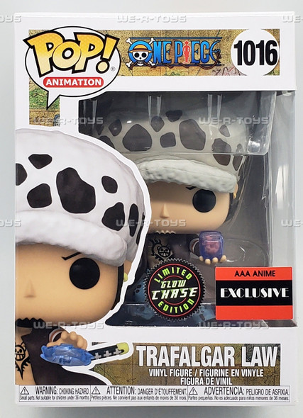 Funko Pop! Animation Trafalgar Law One Piece Figure Glow Chase Exclusive #1016